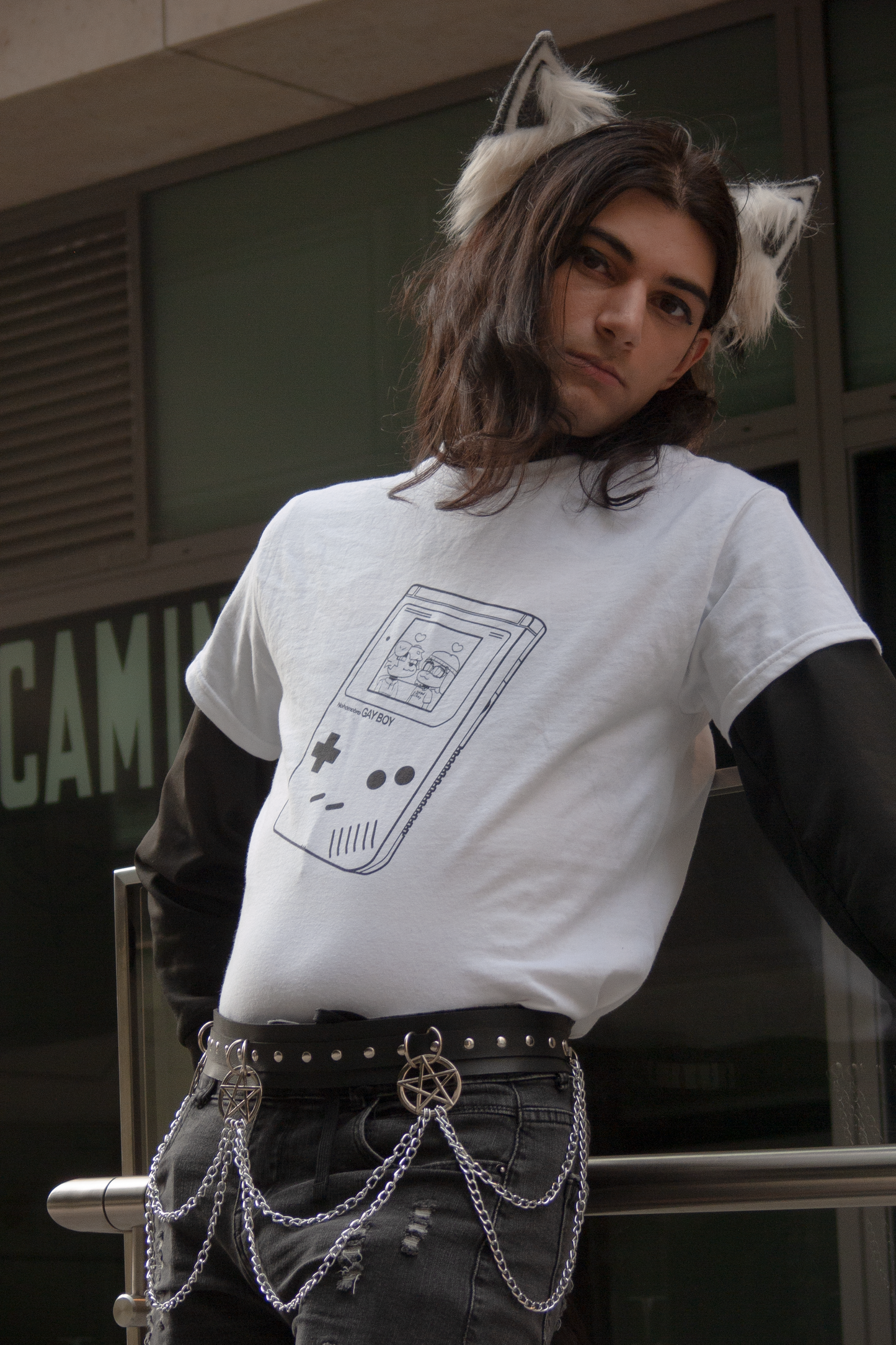 Gay Boy Shirt (White/Black)